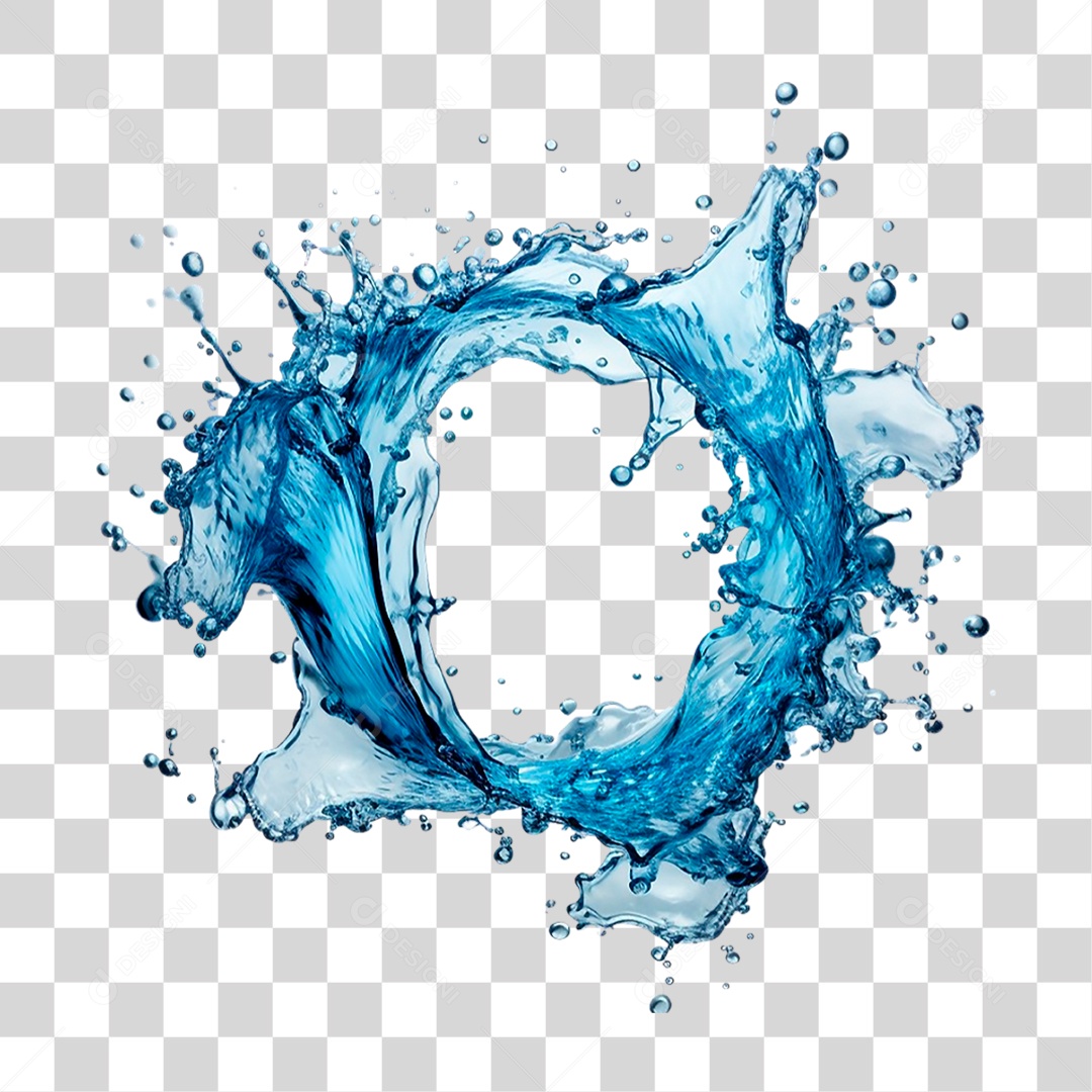 Splash de Água PNG Transparente