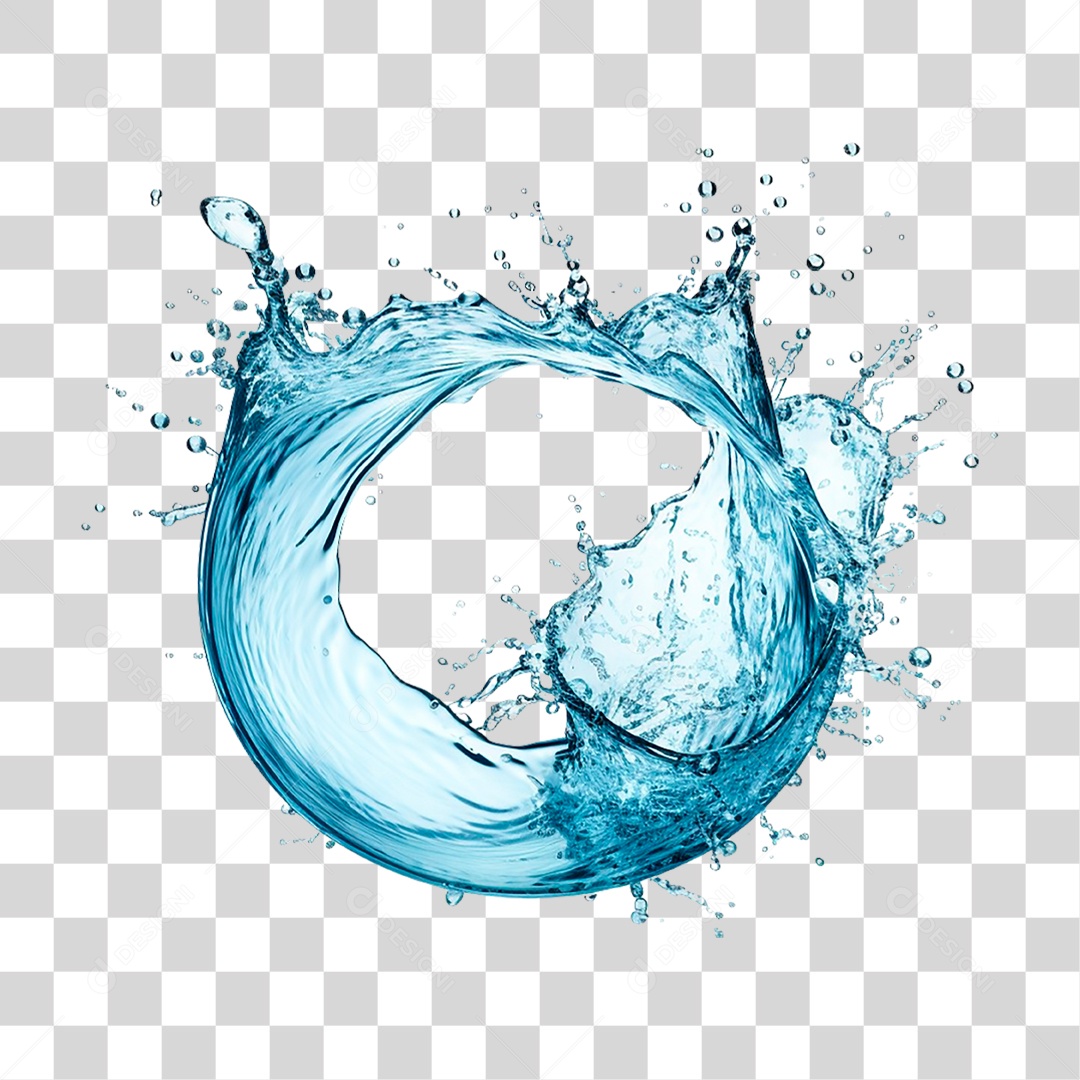 Splash de Água PNG Transparente