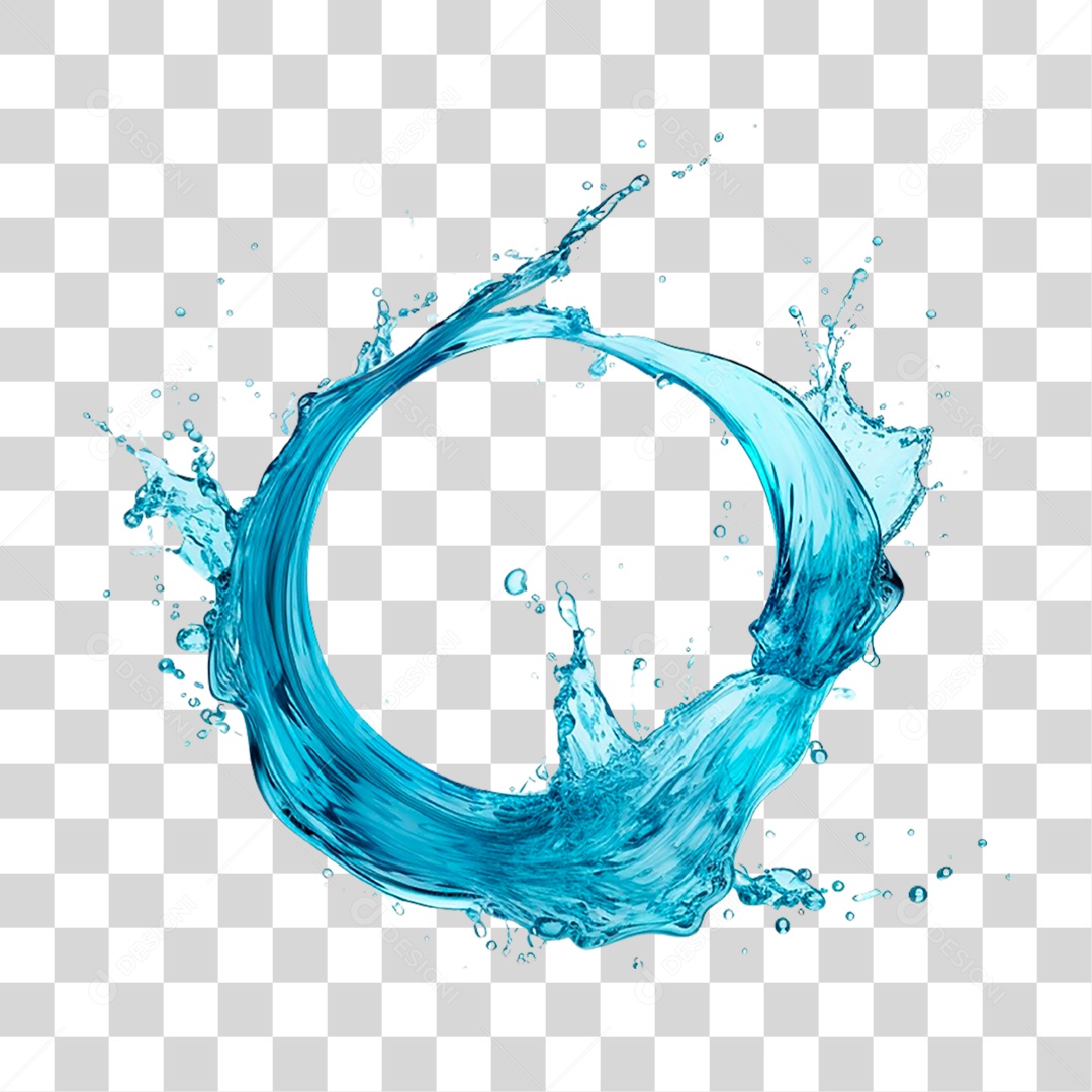 Splash de Água PNG Transparente