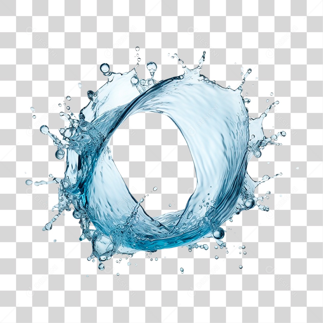 Splash de Água PNG Transparente
