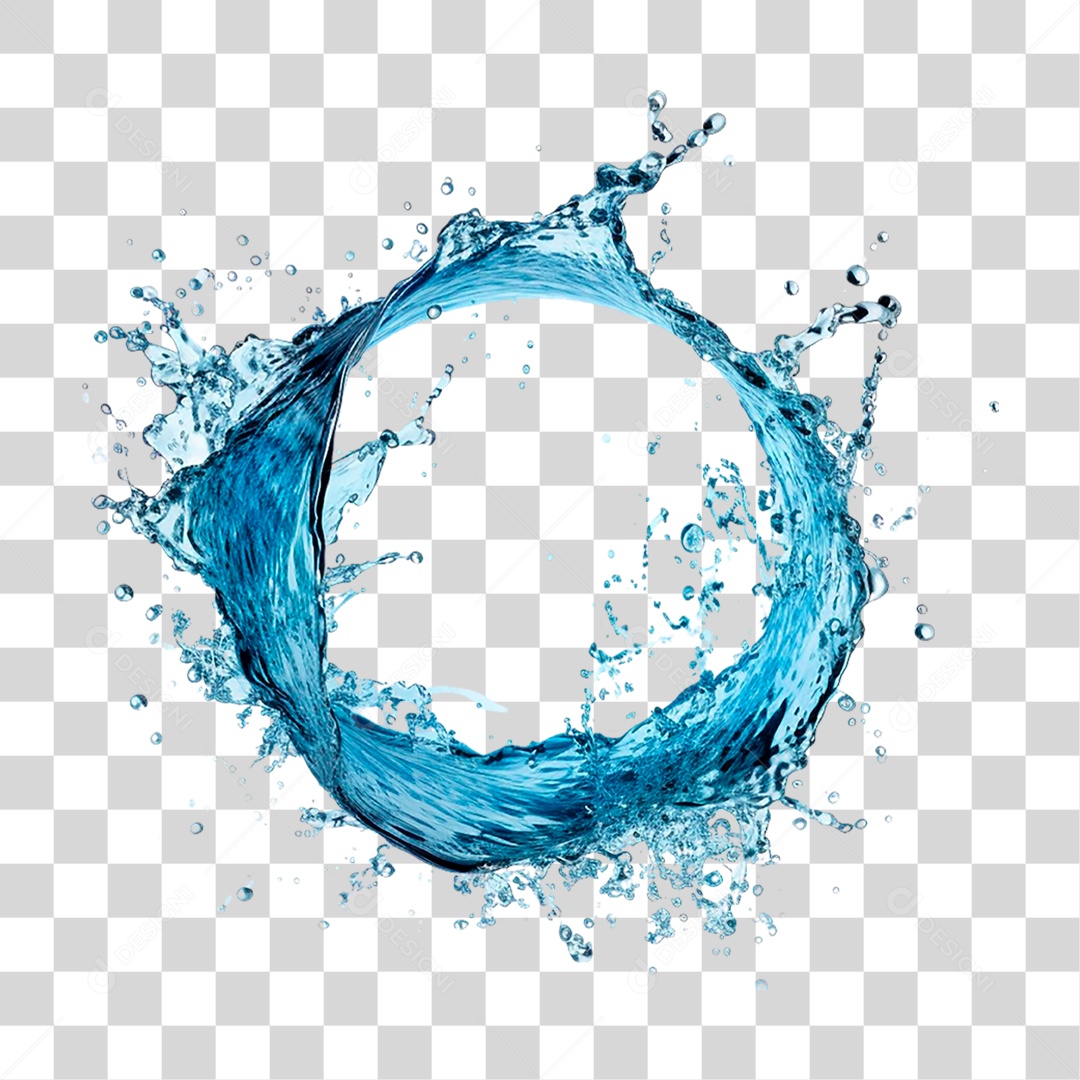 Splash de Água PNG Transparente