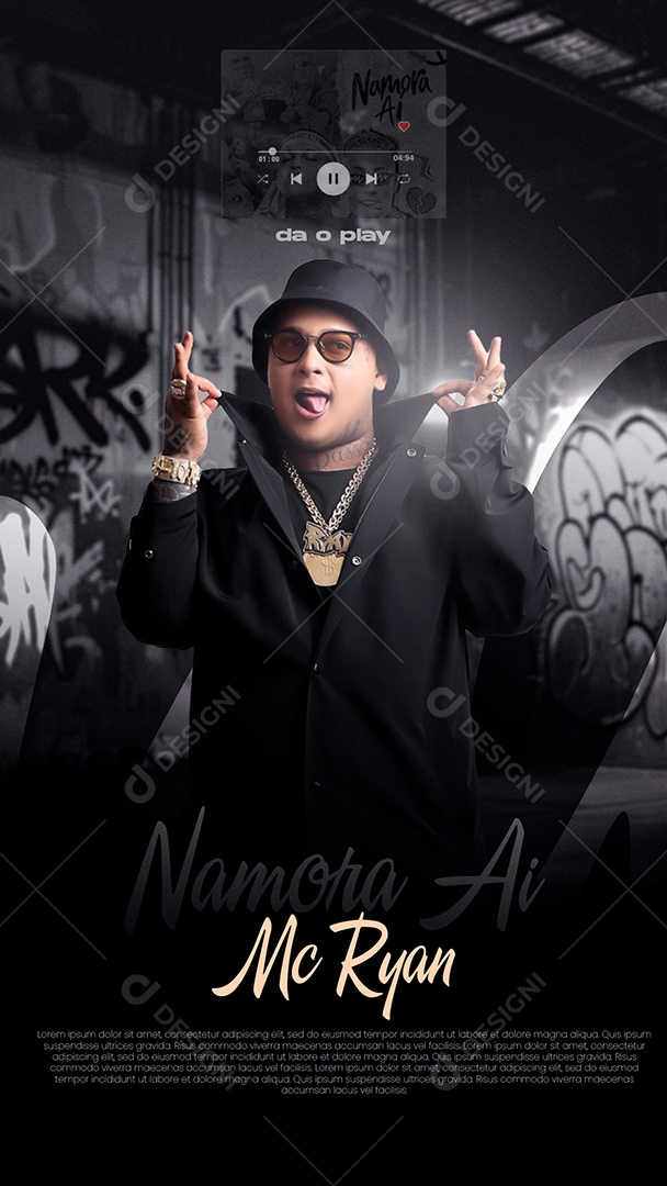 Story Flyer Namora Ai Mc Ryan Social Media PSD Editável