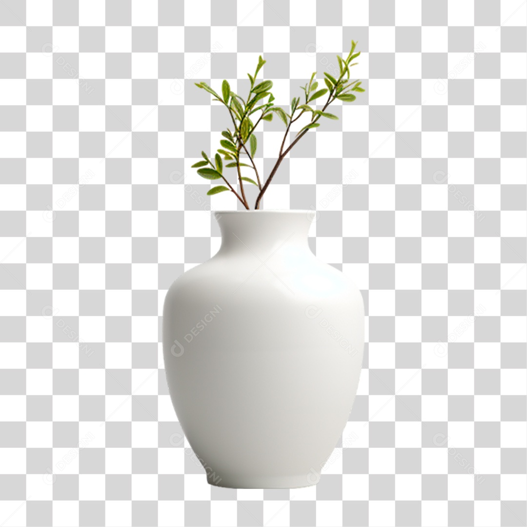 Vaso de Flor PNG Transparente