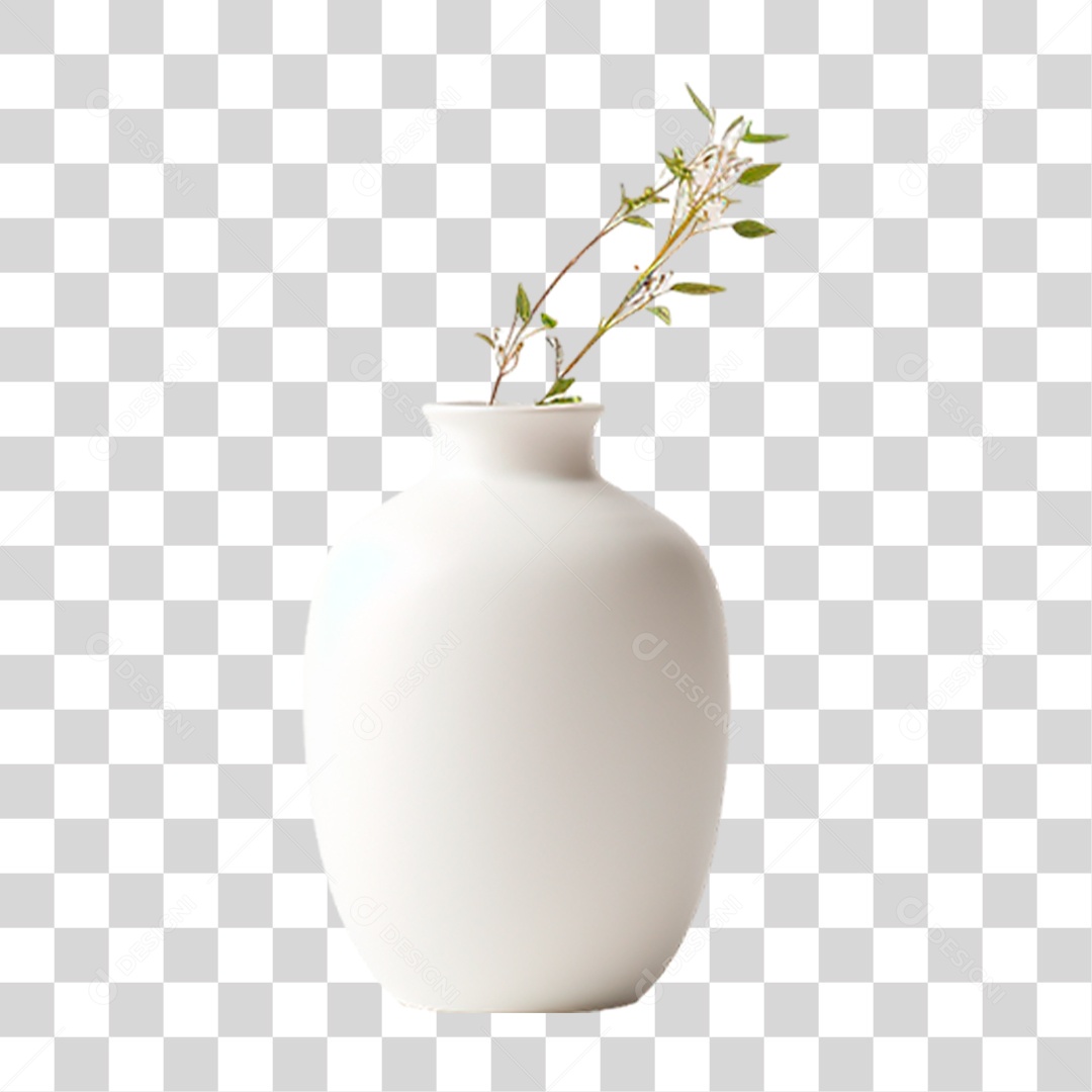 Vaso de Flor PNG Transparente