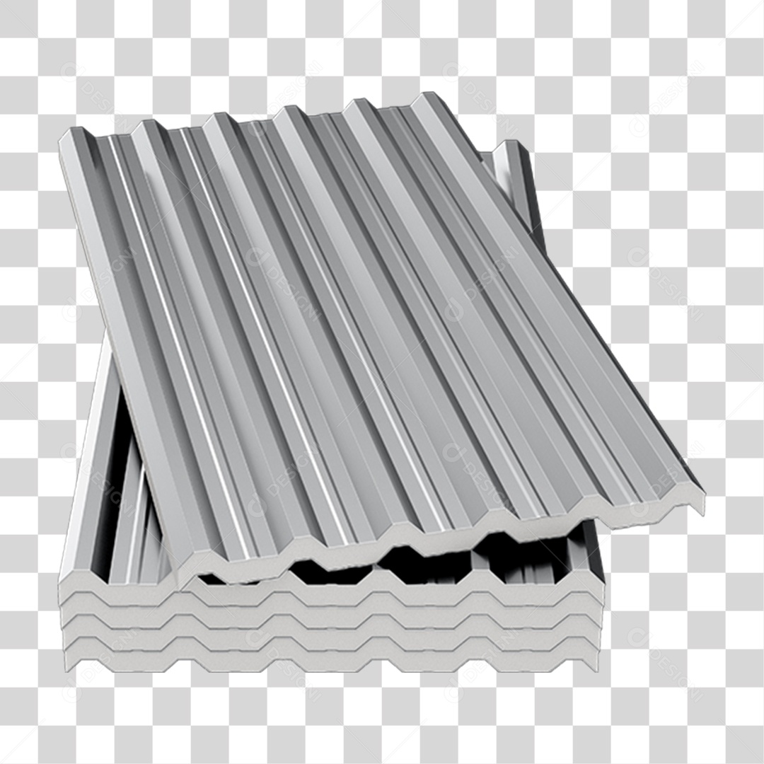 Telha de Zinco Telhado PNG Transparente