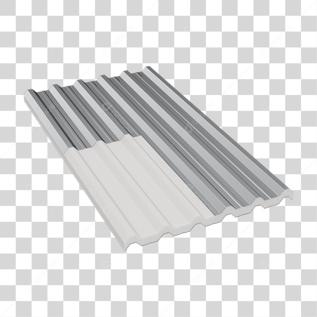 Telha de Zinco Telhado PNG Transparente