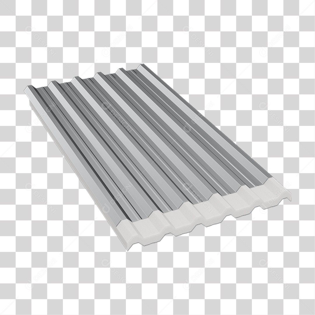 Telha de Zinco Telhado PNG Transparente