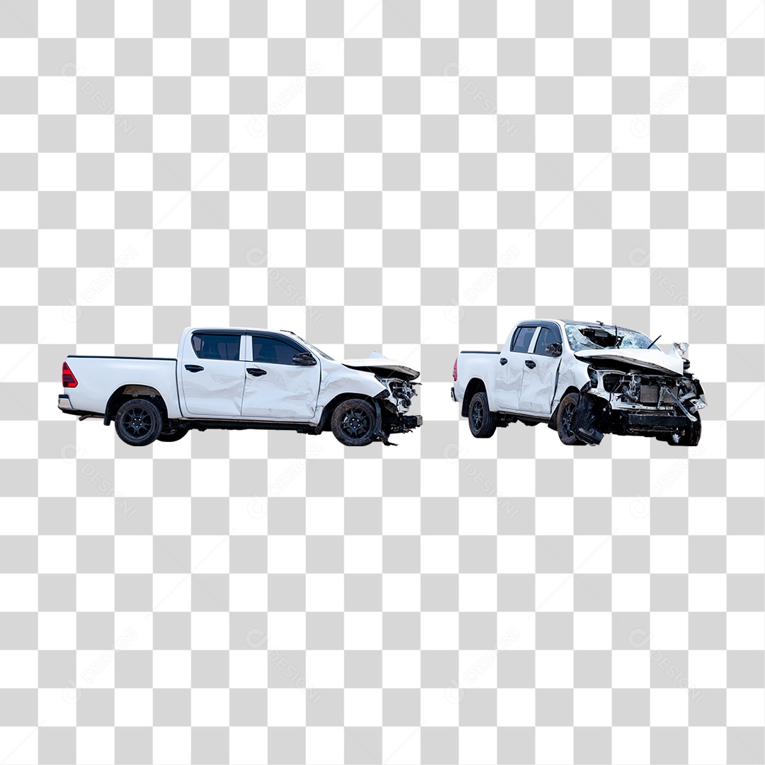 Carros Batidos Funilaria PNG Transparente