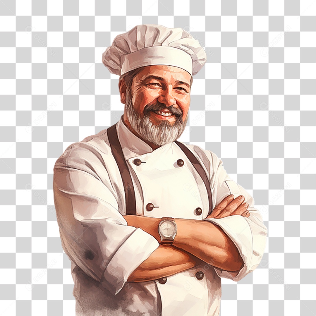 Chefe de Cozinha PNG Transparente