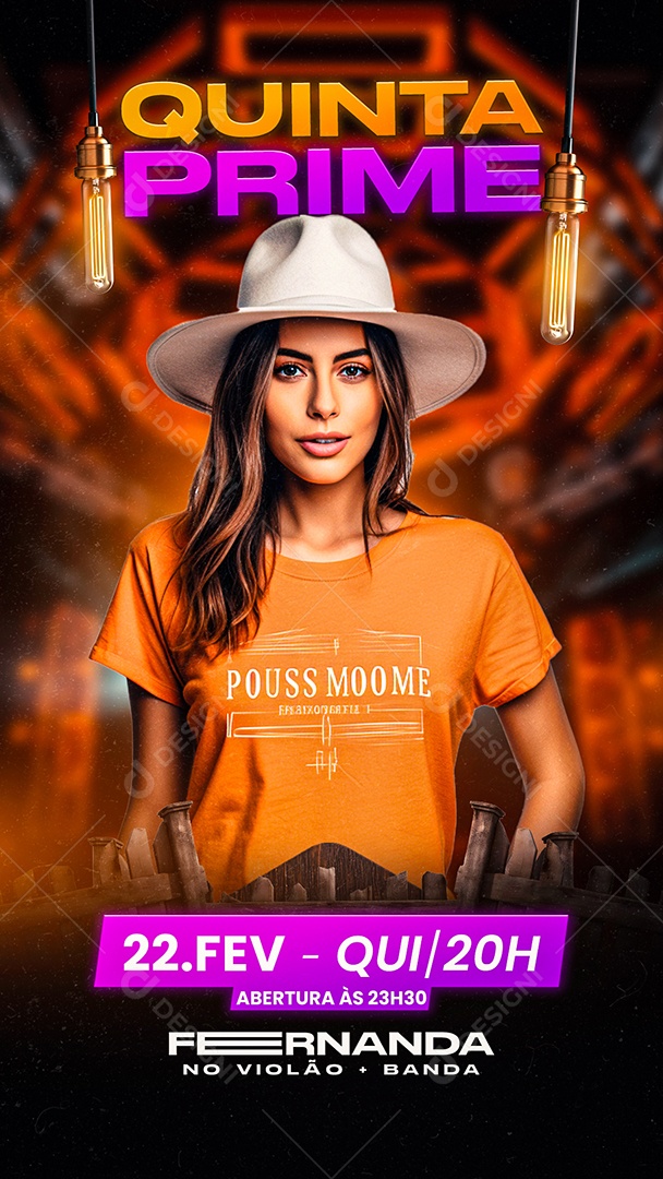 Story Flyer Show Quinta Prime Social Media PSD Editável