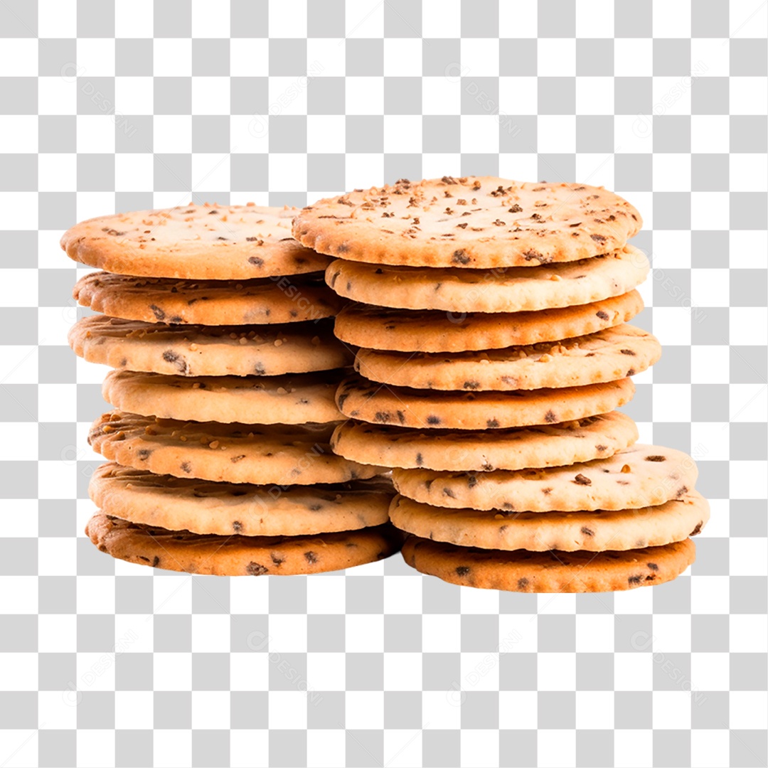 Pilha de Bolacha PNG Transparente