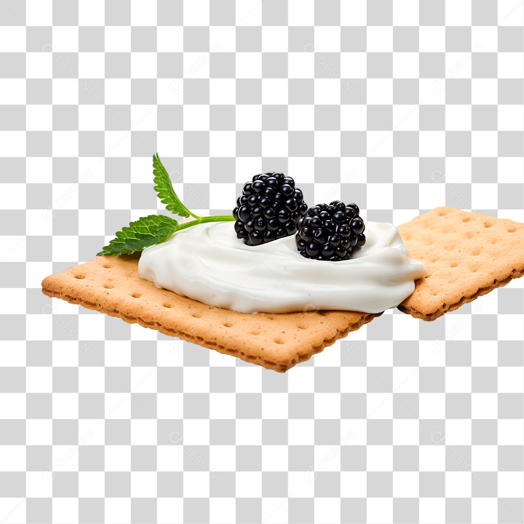 Biscoitos com Iogurte PNG Transparente