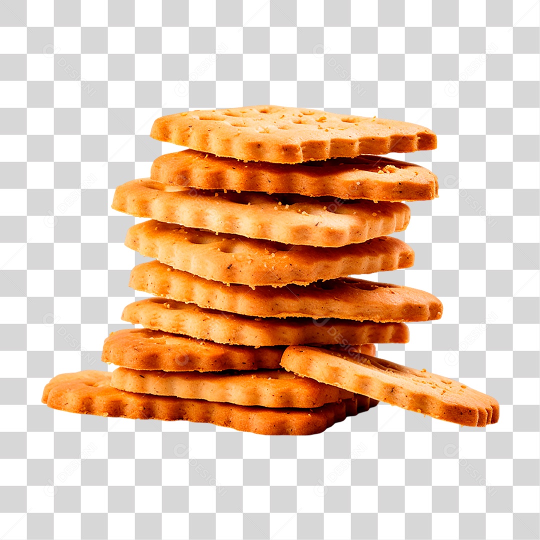 Pilha de Bolacha PNG Transparente