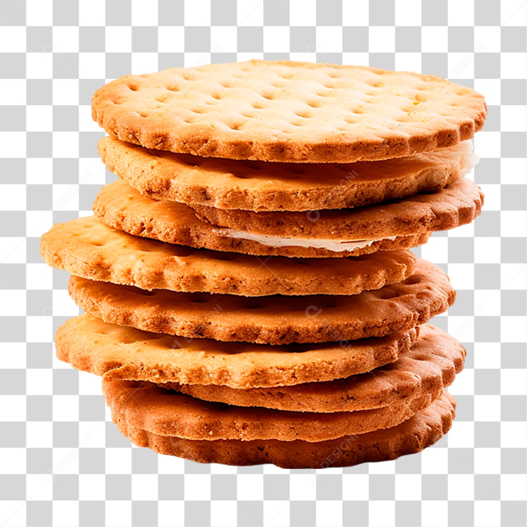 Pilha de Bolacha PNG Transparente