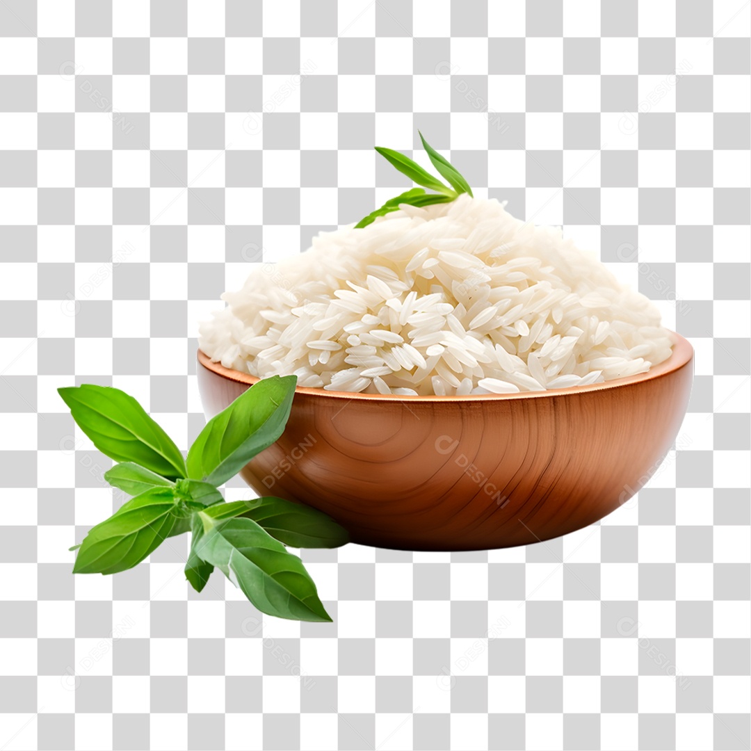 Tigela de Arroz PNG Transparente