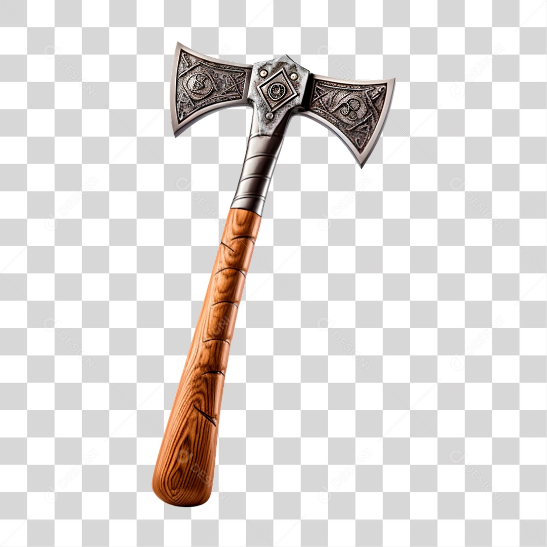 Machado Medieval PNG Transparente