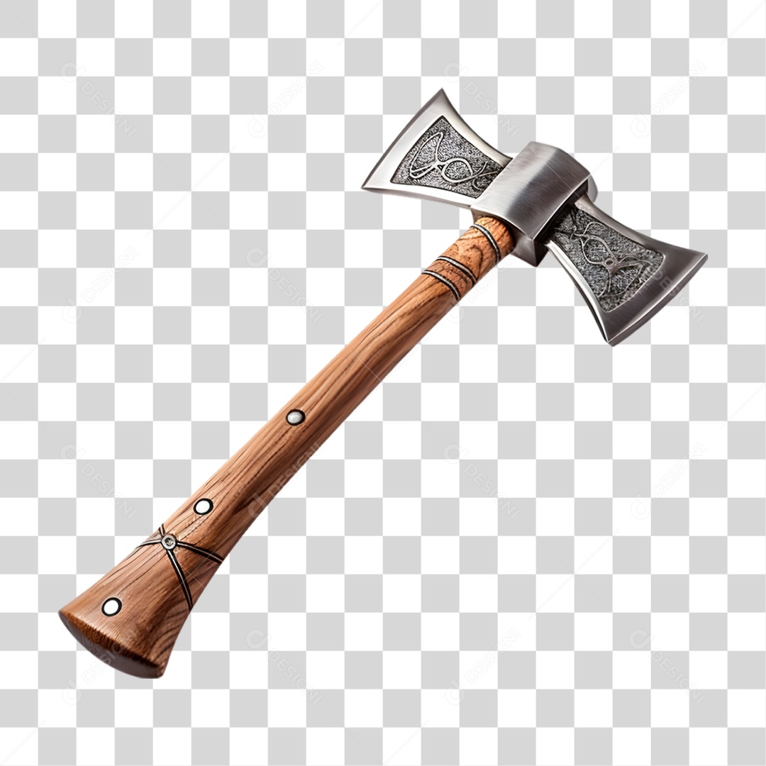 Machado Medieval PNG Transparente