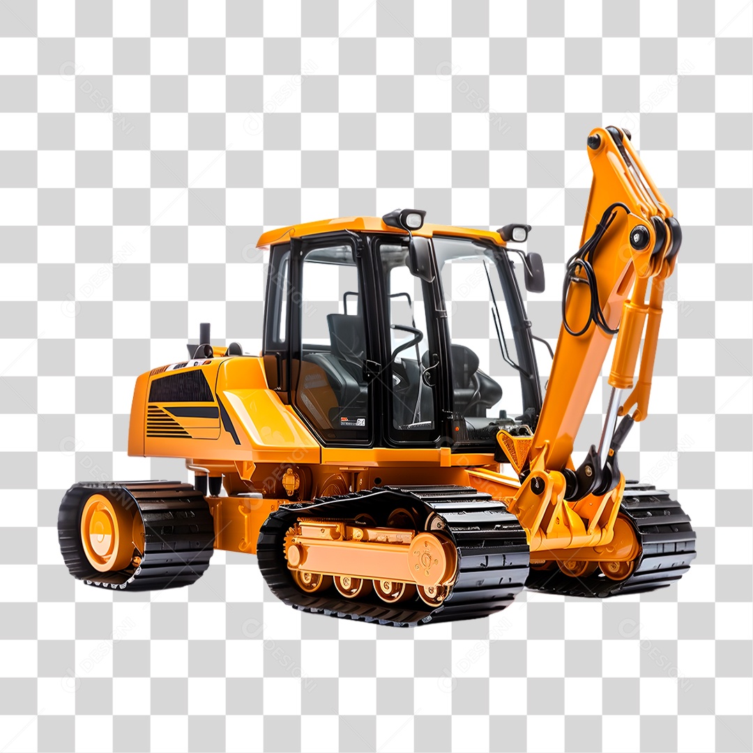 Escavadeira PNG Transparente