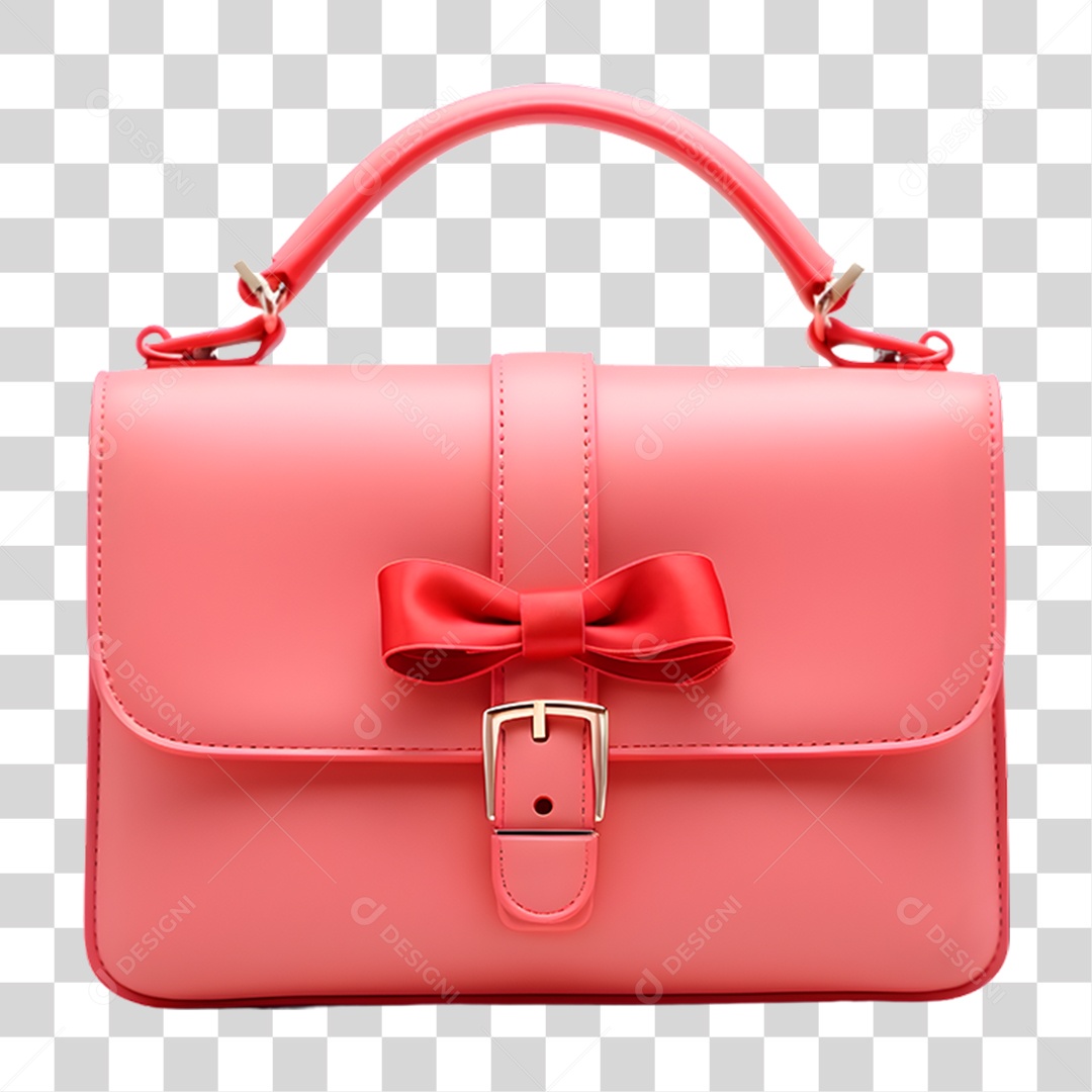 Bolsa Rosa PNG Transparente