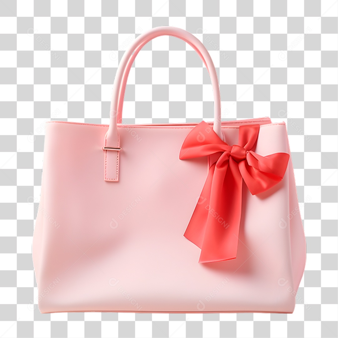 Bolsa Rosa PNG Transparente