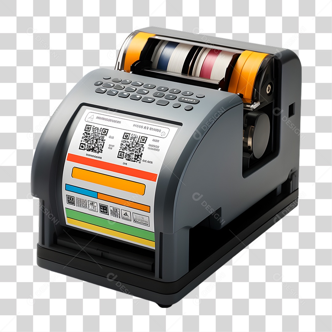 Impressora de Etiquetas PNG Transparente