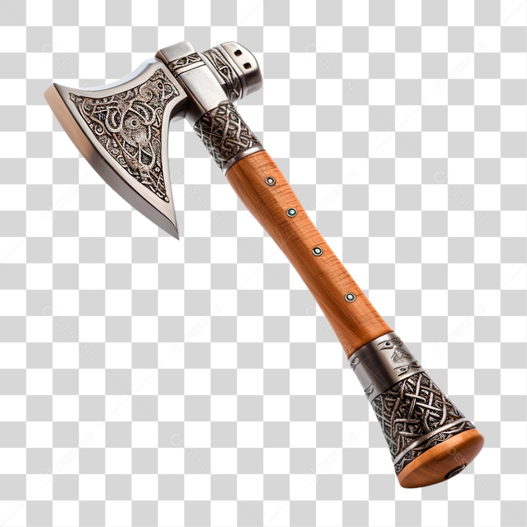 Machado Medieval PNG Transparente