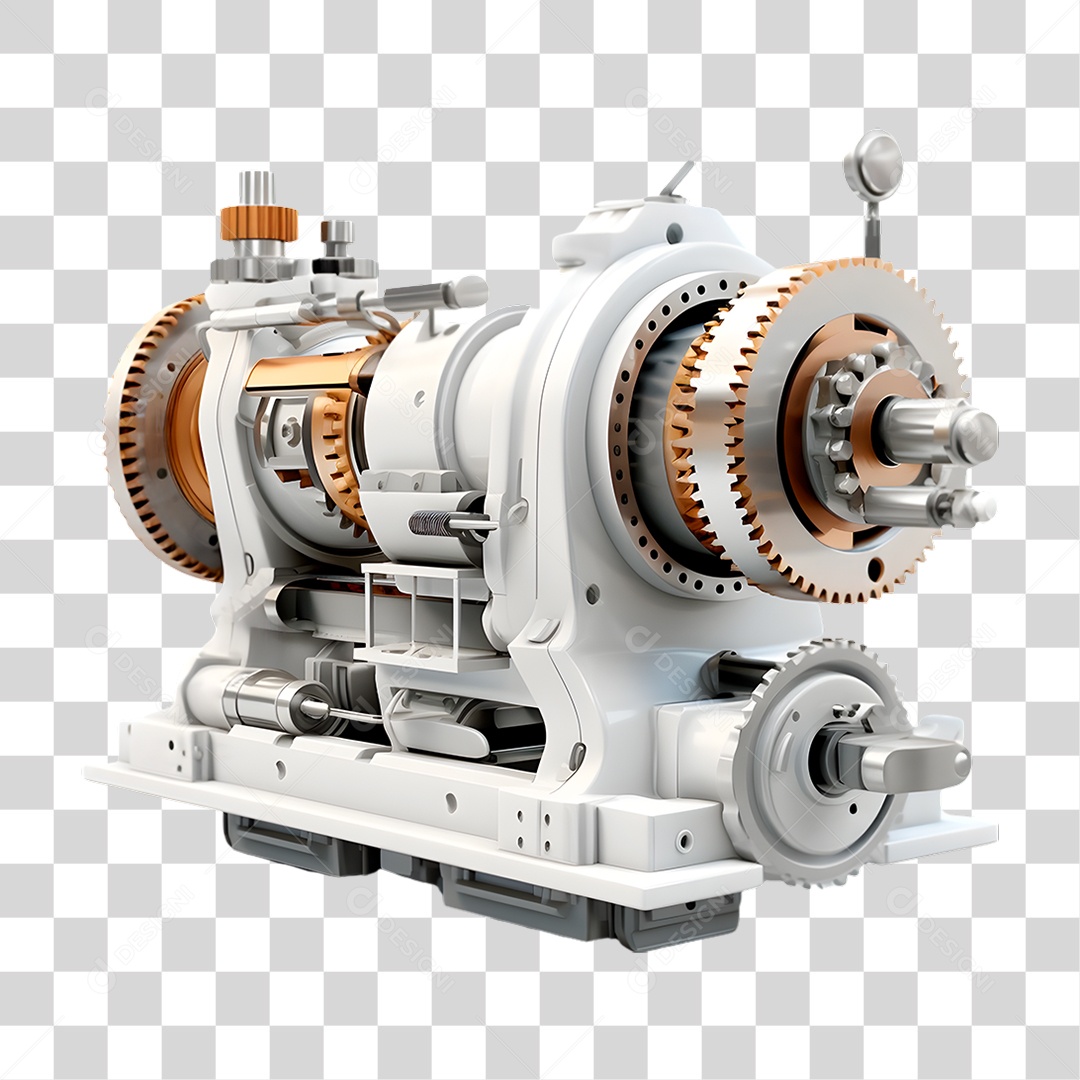 Motor Elétrico PNG Transparente