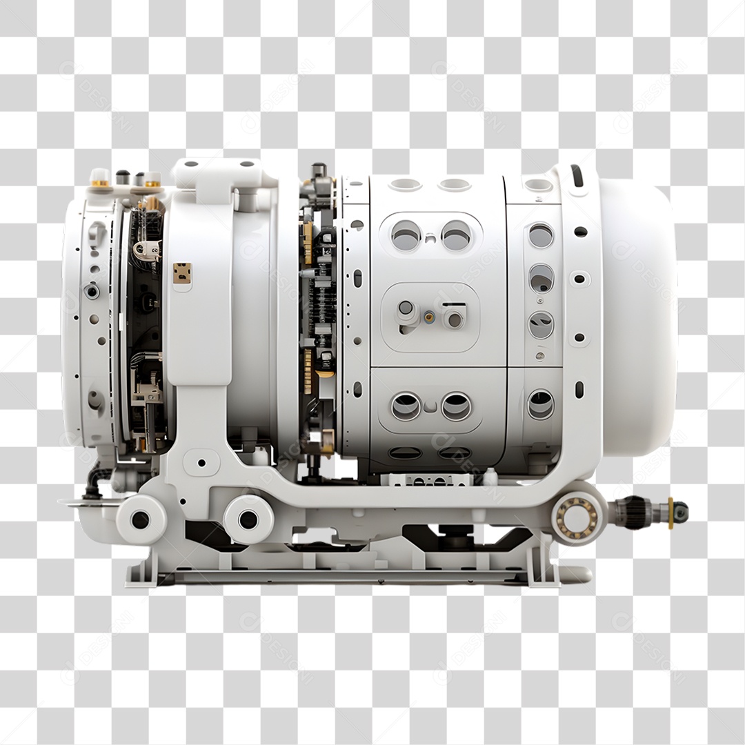 Motor Elétrico PNG Transparente