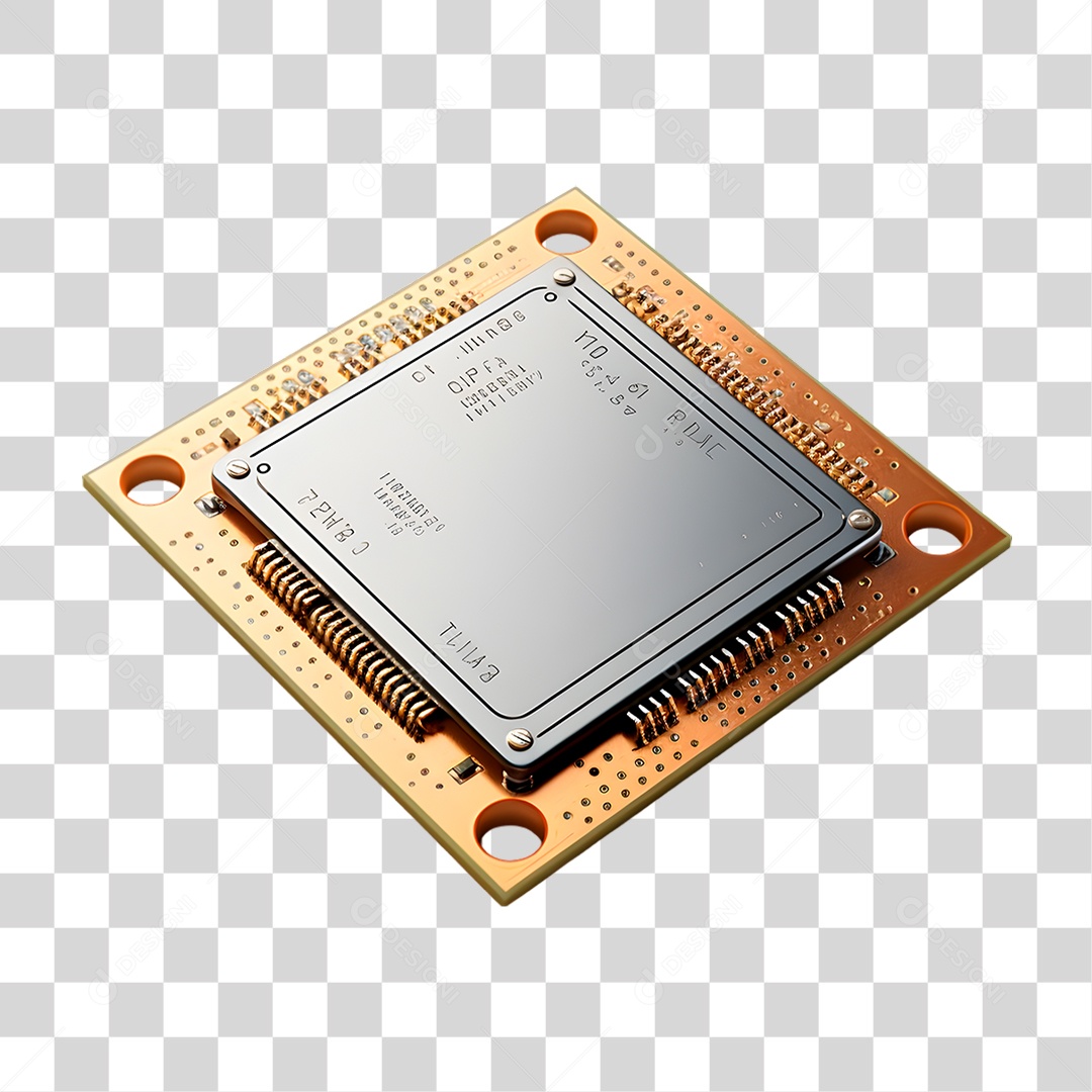 Chip Placa PNG Transparente