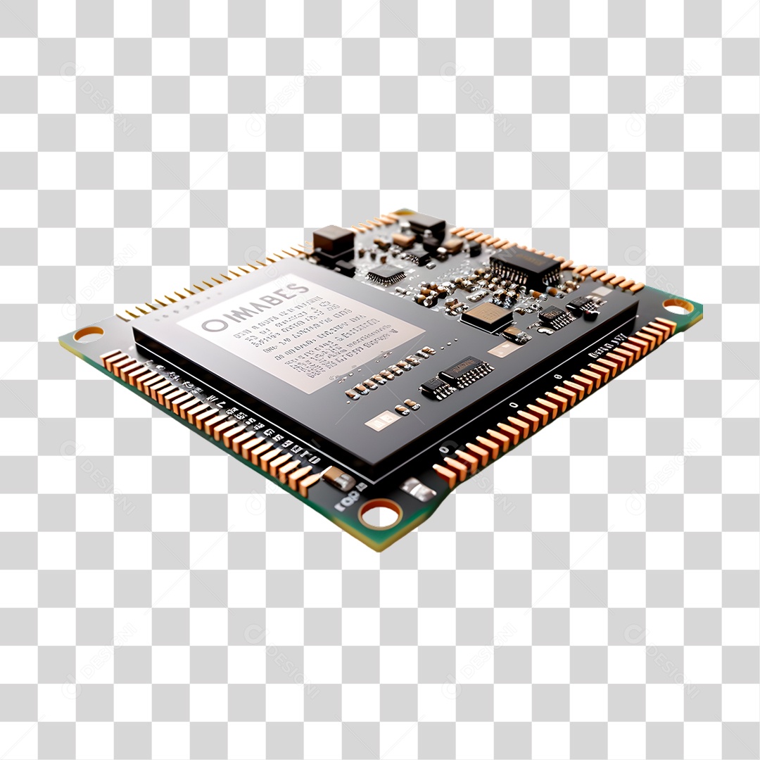 Chip Placa PNG Transparente