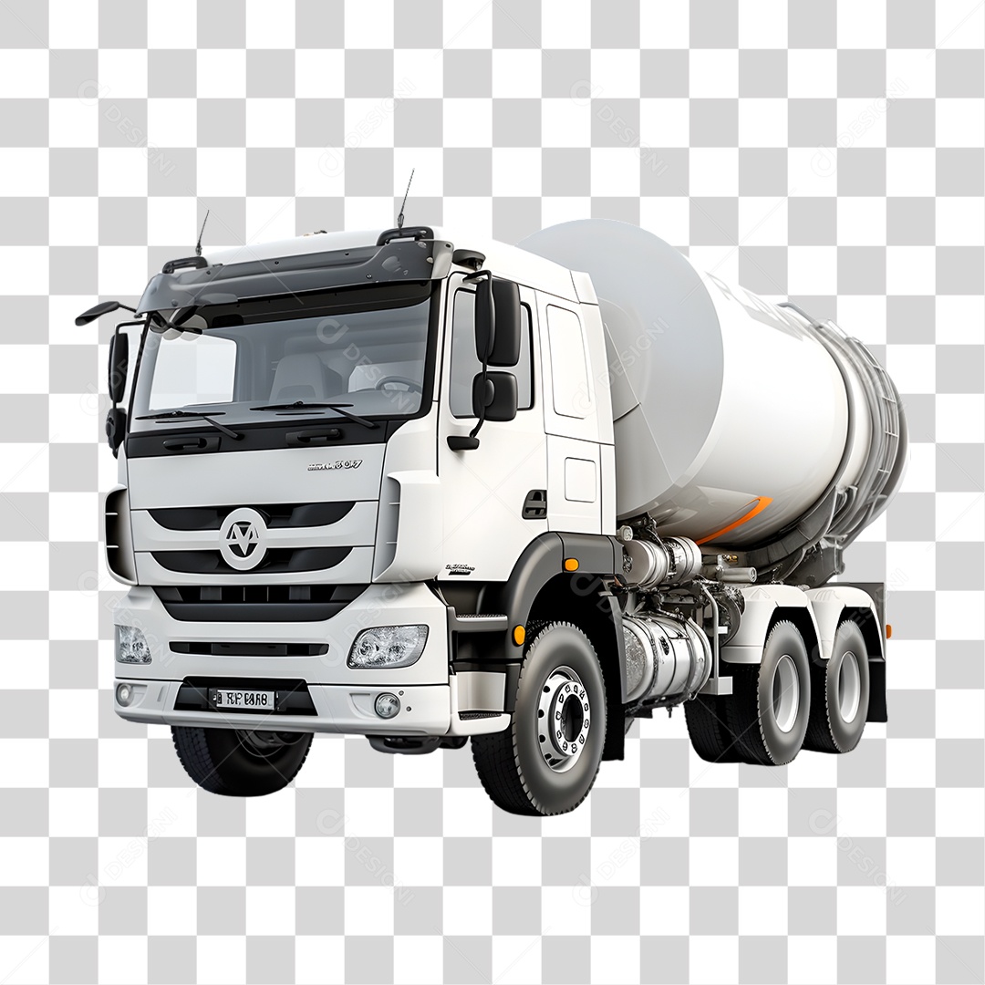 Caminhão Betoneira PNG Transparente