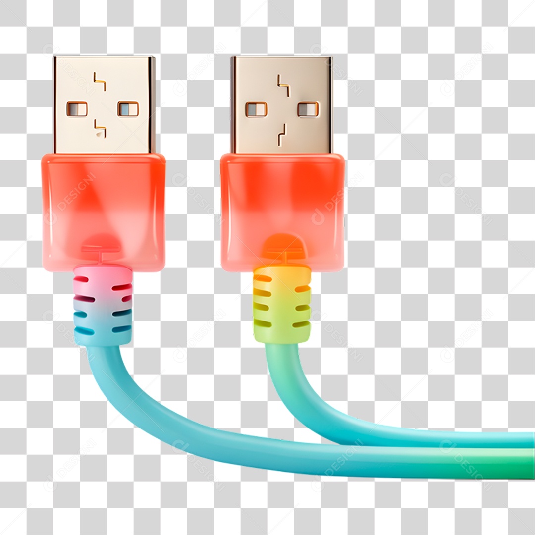 Cabo USB PNG Transparente