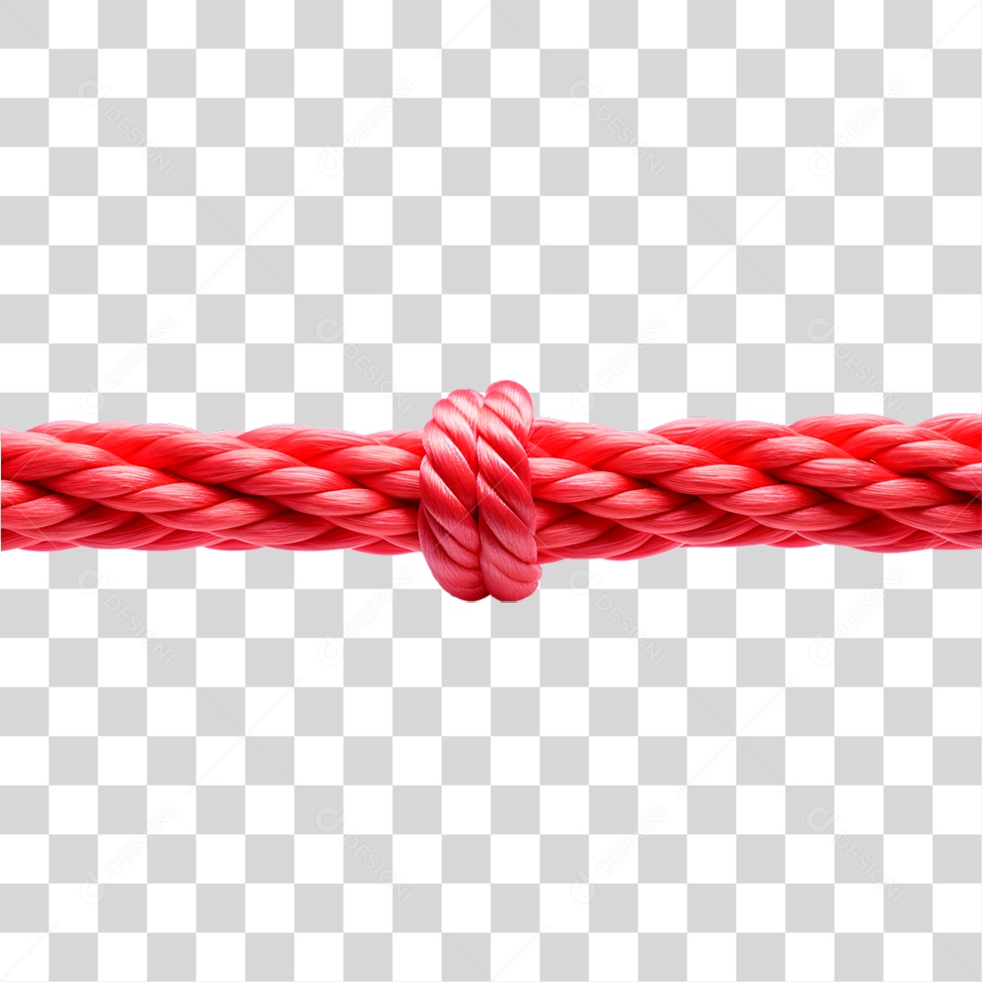 Corda Vermelha PNG Transparente