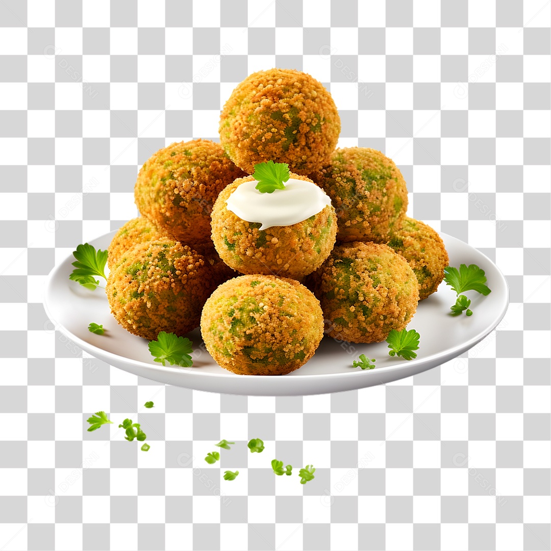 Prato de Bolinho PNG Transparente