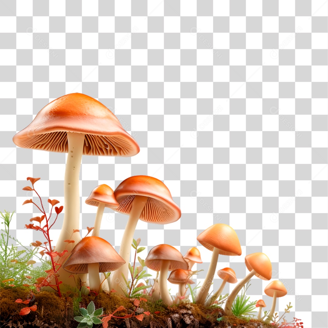 Cogumelos PNG Transparente