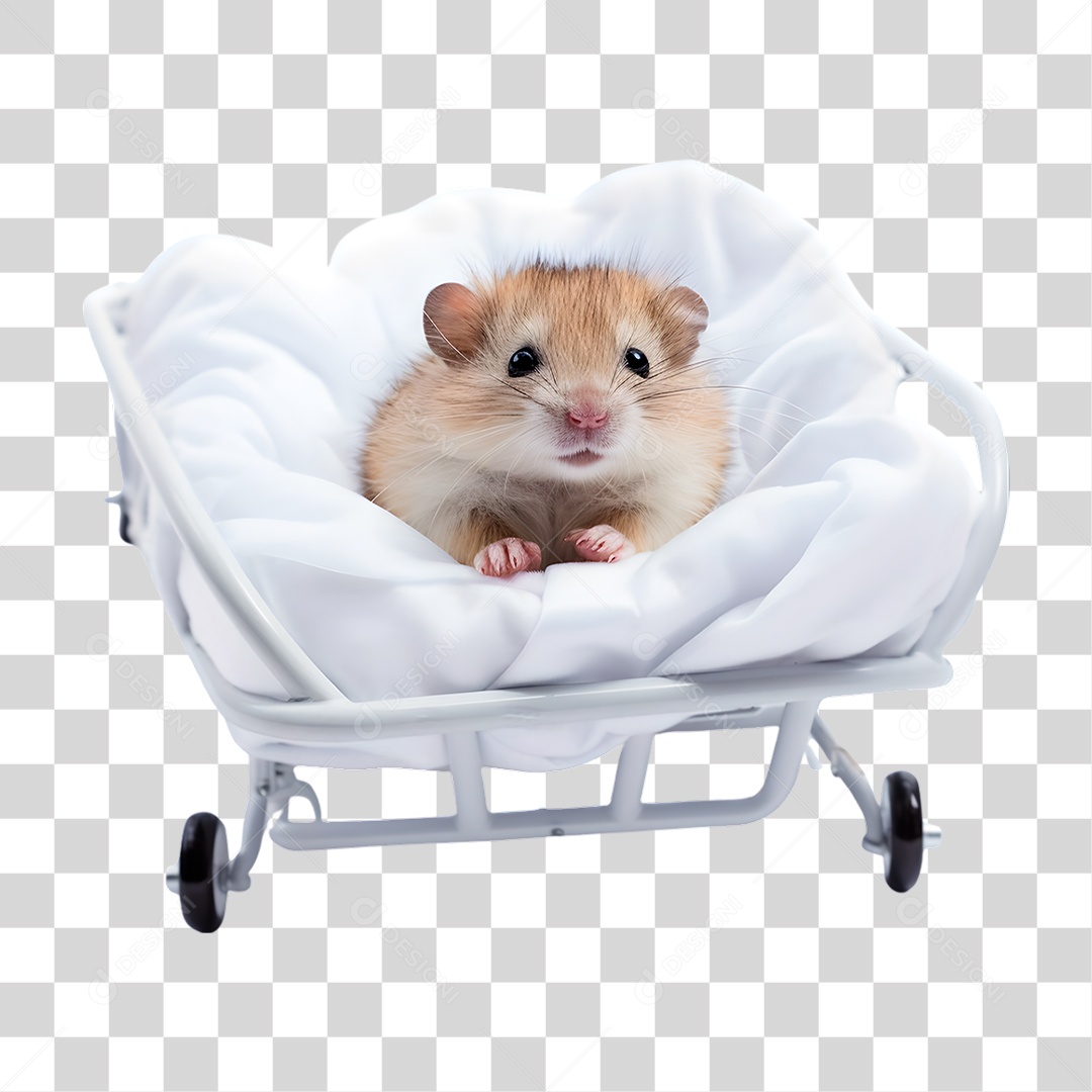Pequeno Hamster PNG Transparente