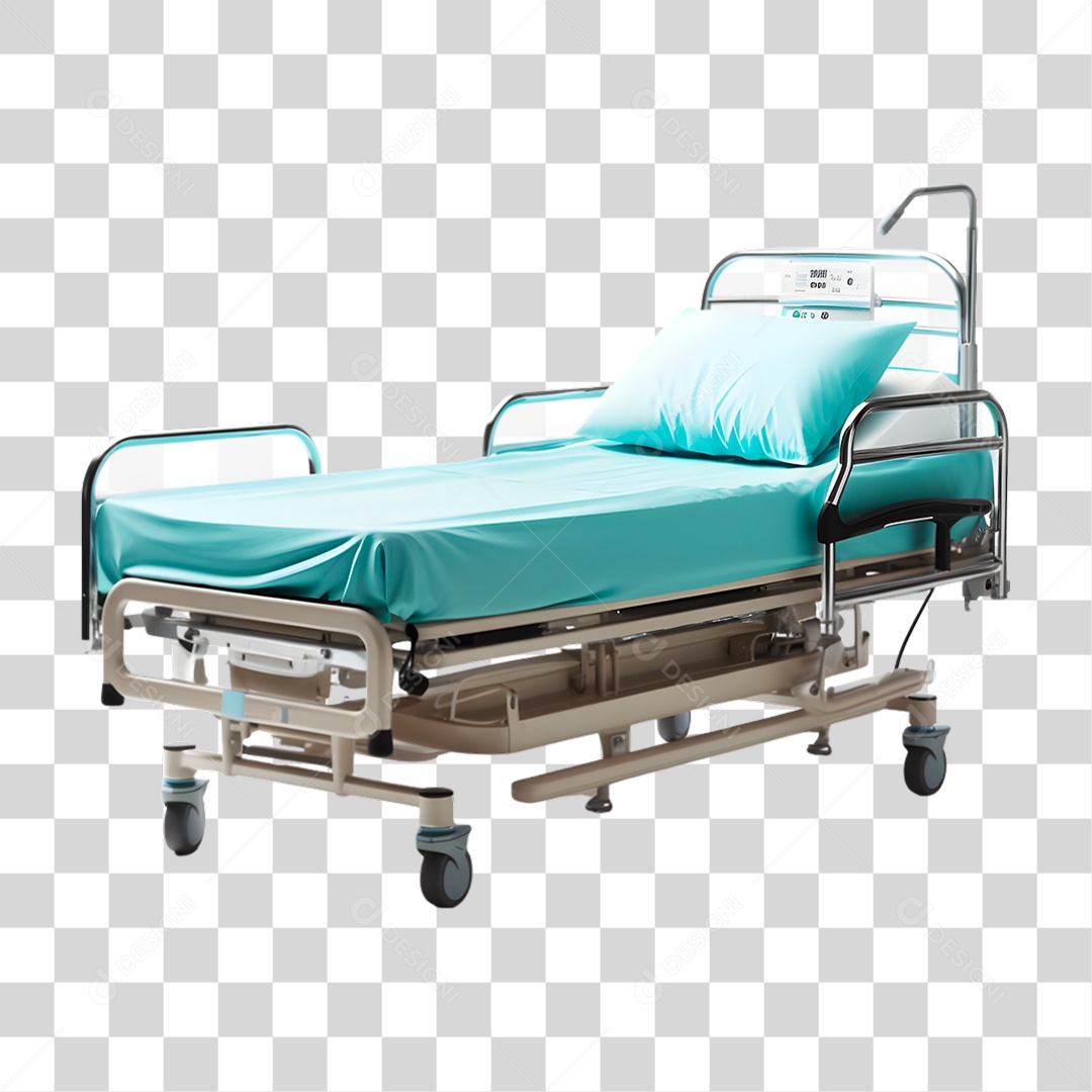 Cama Hospitalar PNG Transparente