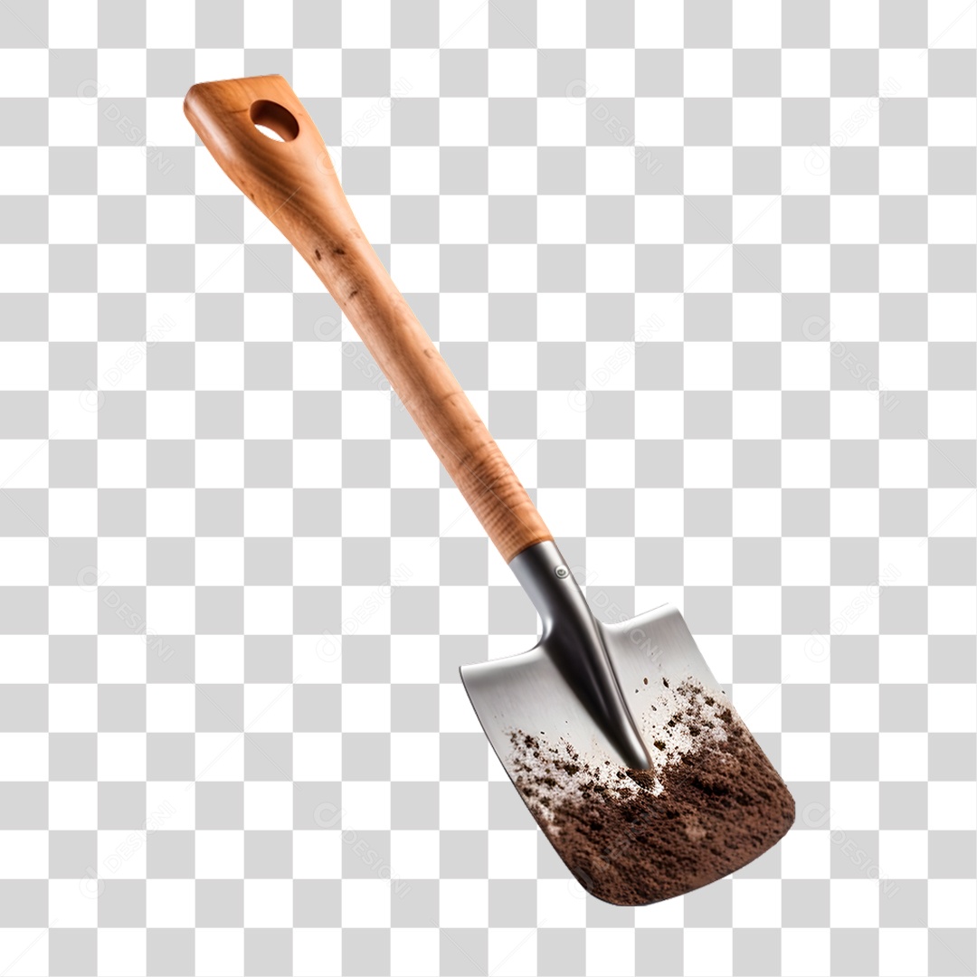 Pá de Jardinagem PNG Transparente