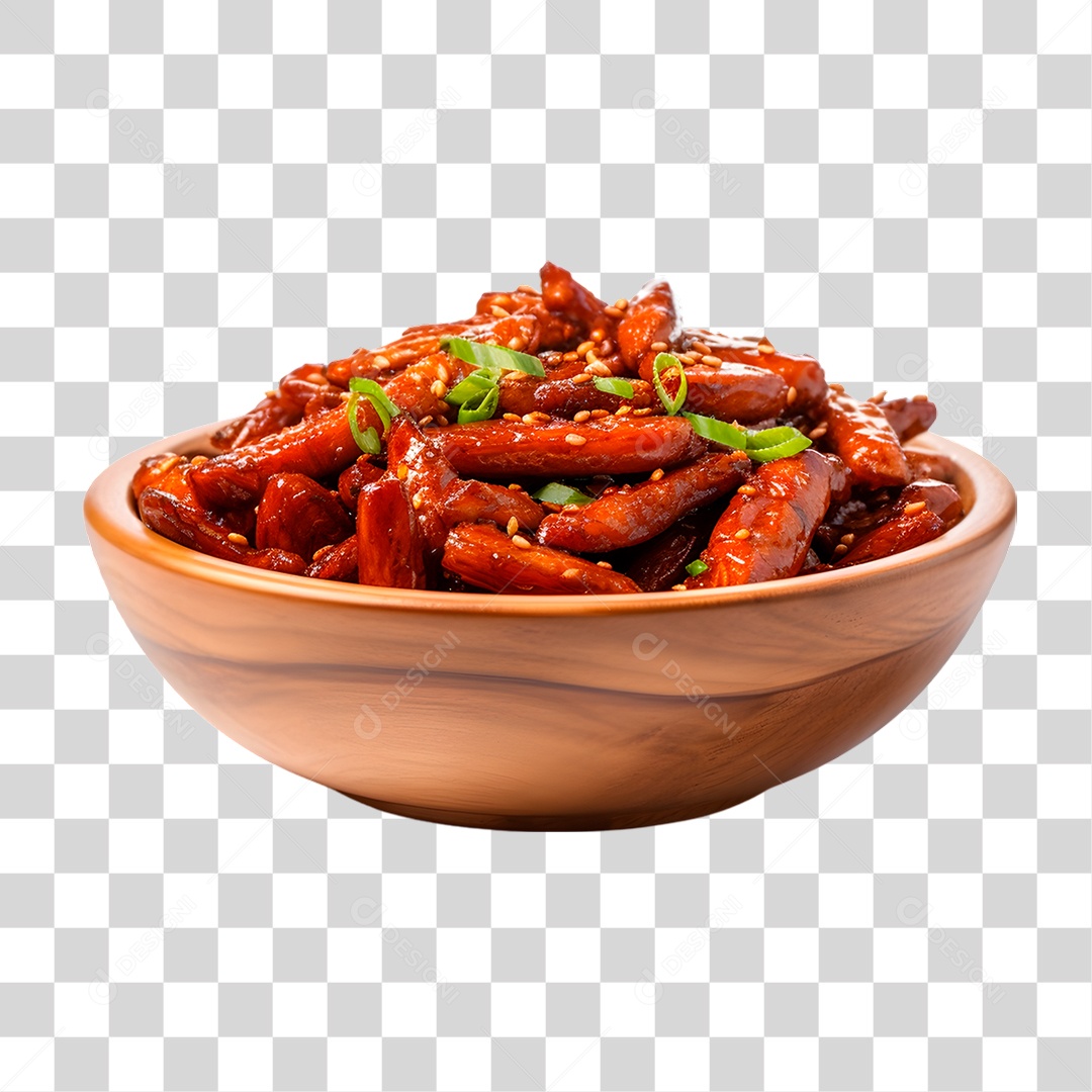 Tigela de Frango PNG Transparente