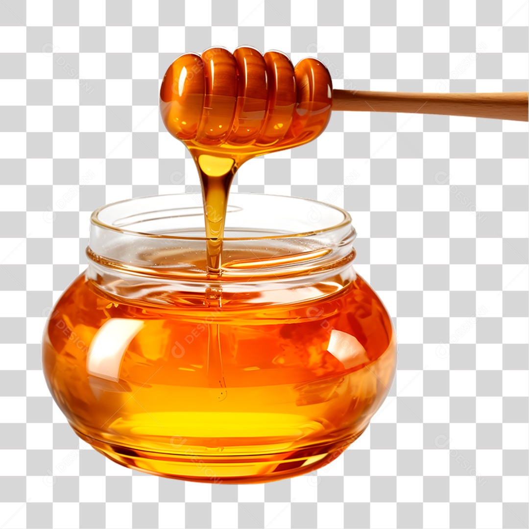 Pote de Mel PNG Transparente