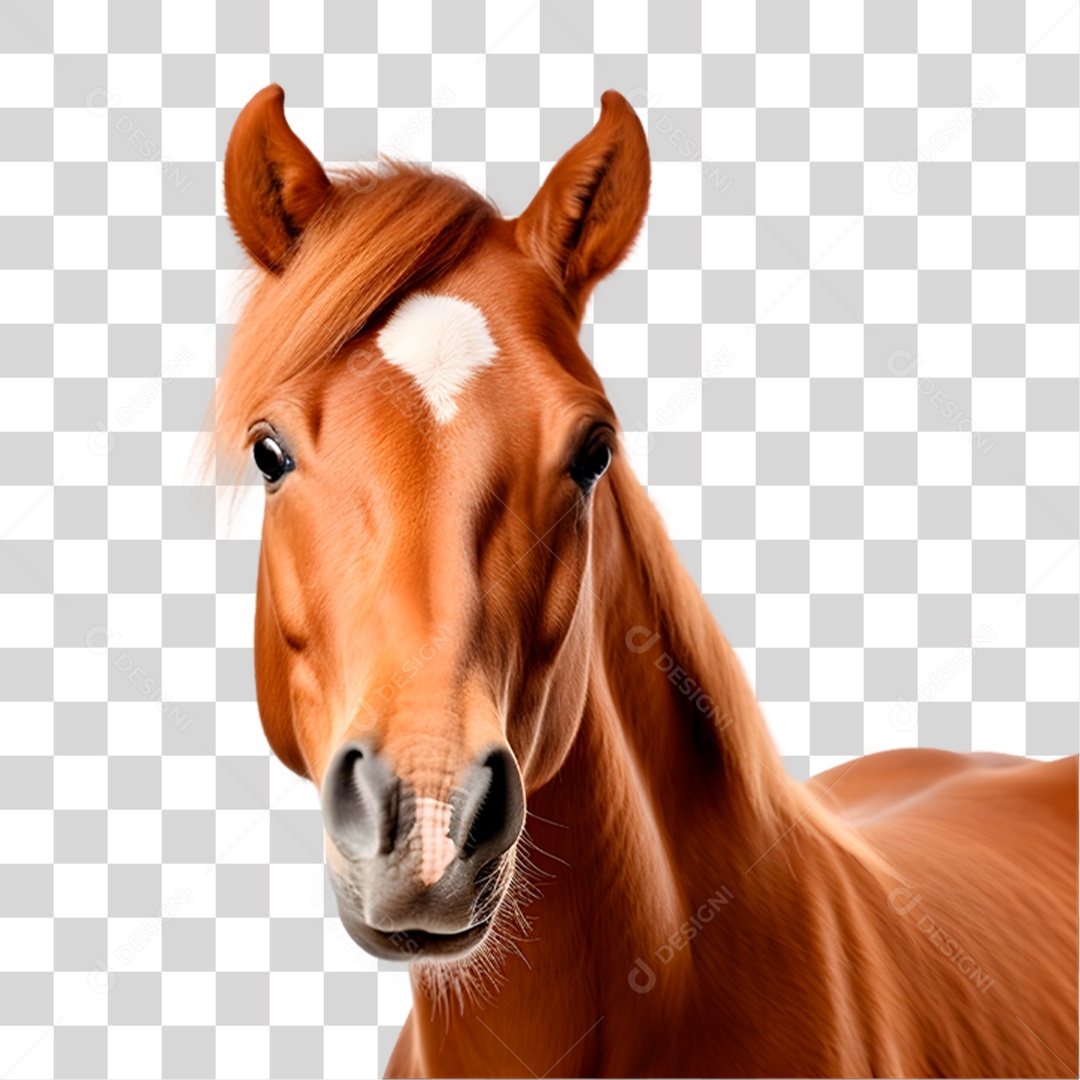 Cavalo Castanho PNG Transparente