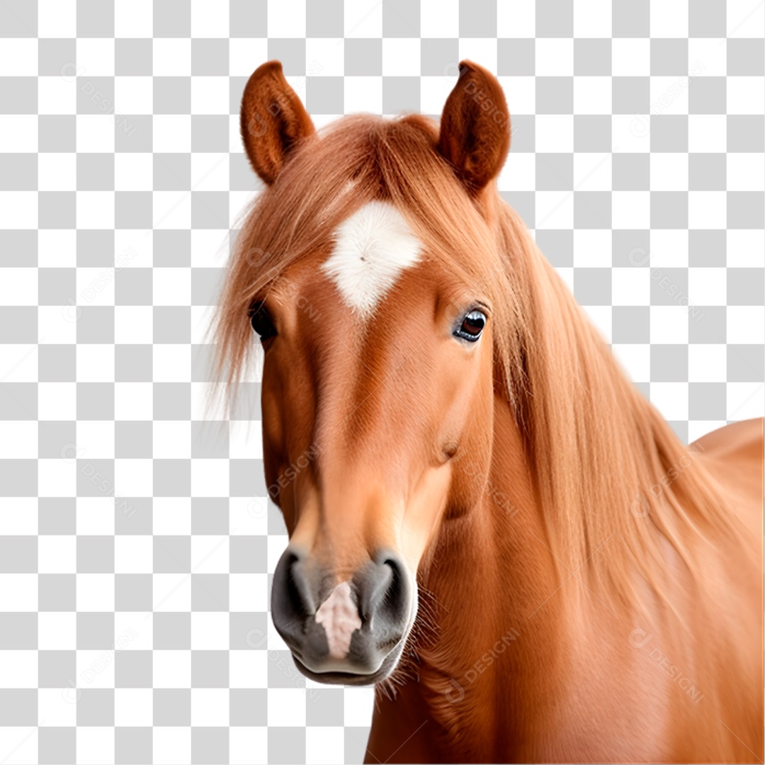 Cavalo Castanho PNG Transparente