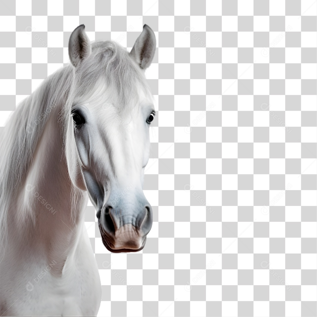 Cavalo Branco PNG Transparente