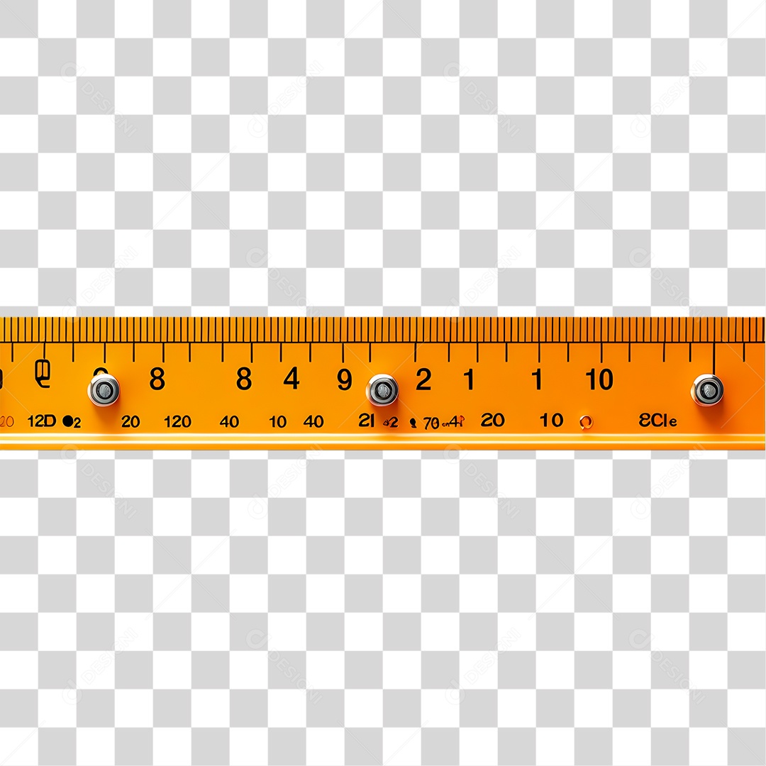 Régua Graduada PNG Transparente