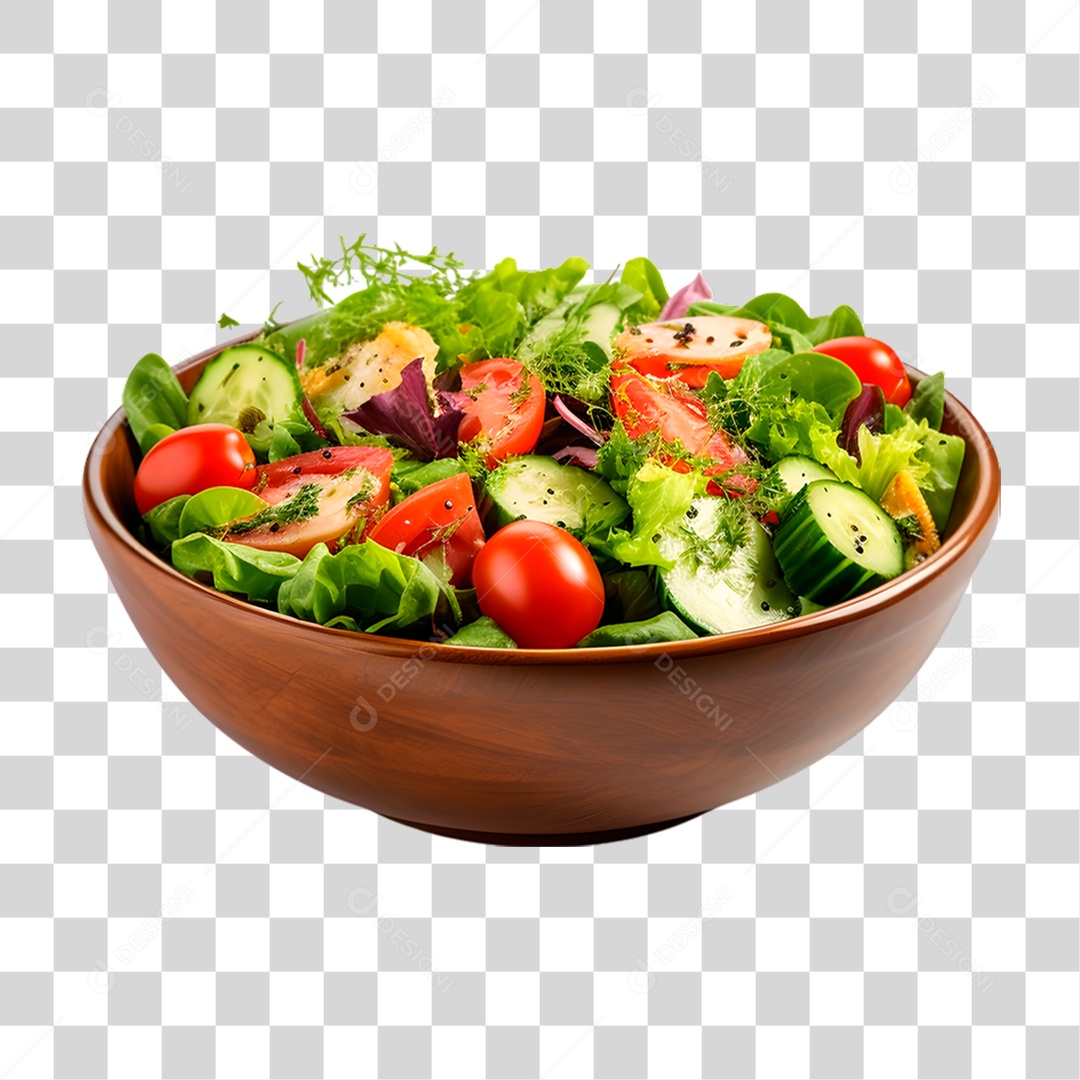 Tigela de Salada PNG Transparente