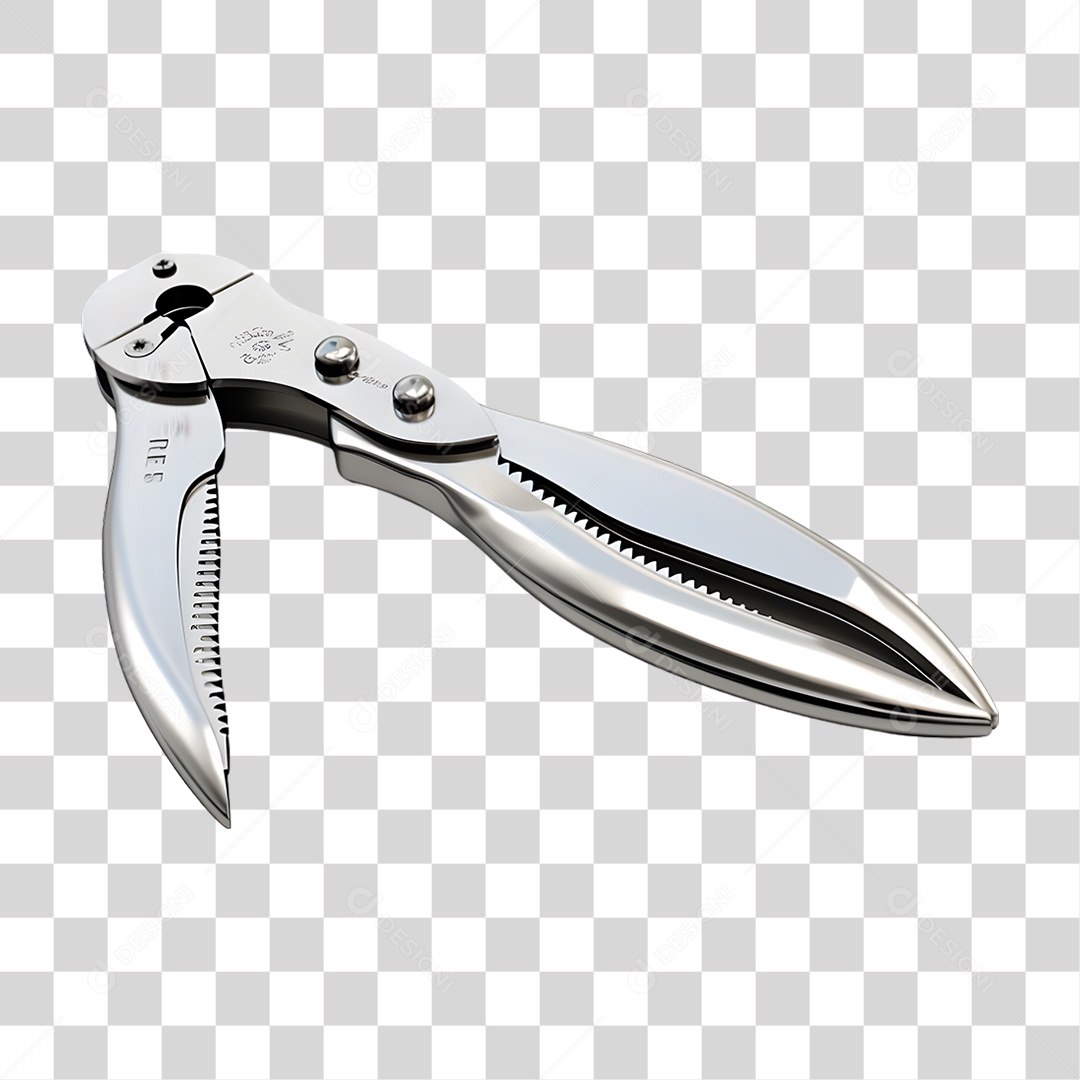 Alicate Metálico PNG Transparente