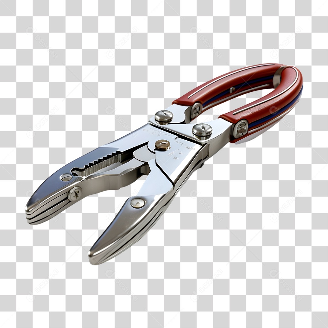 Alicate Metálico PNG Transparente