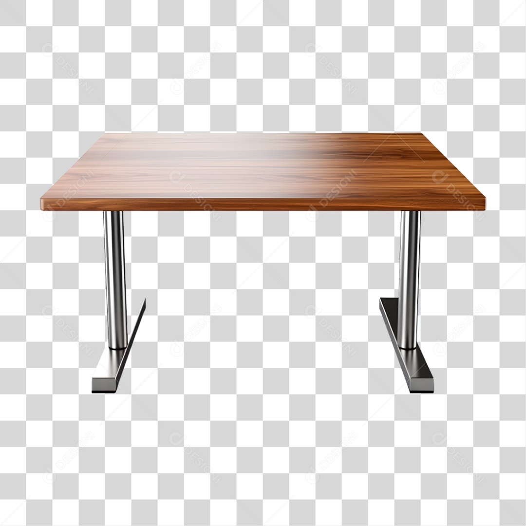 Mesa de Madeira PNG Transparente