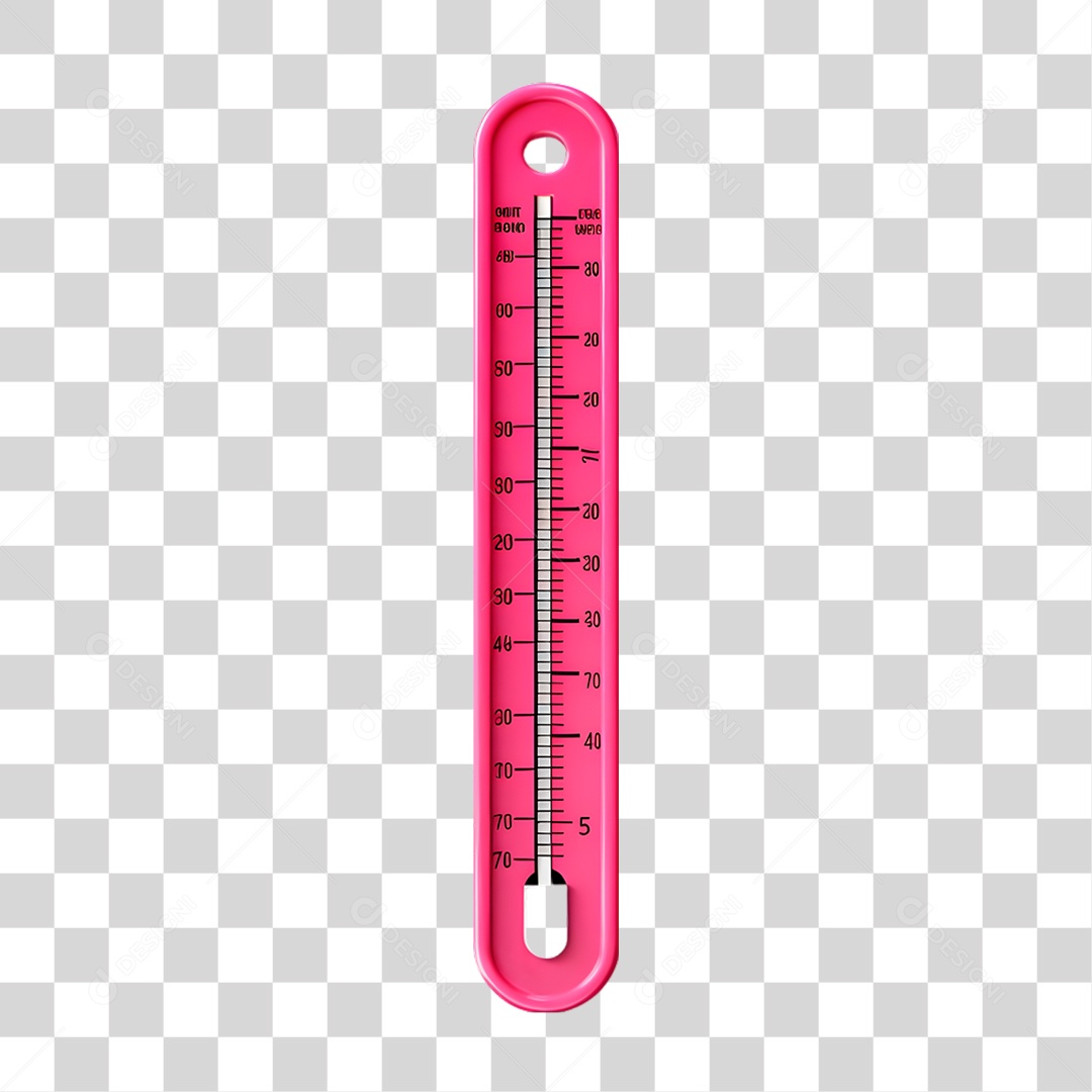 Termômetro Rosa PNG Transparente