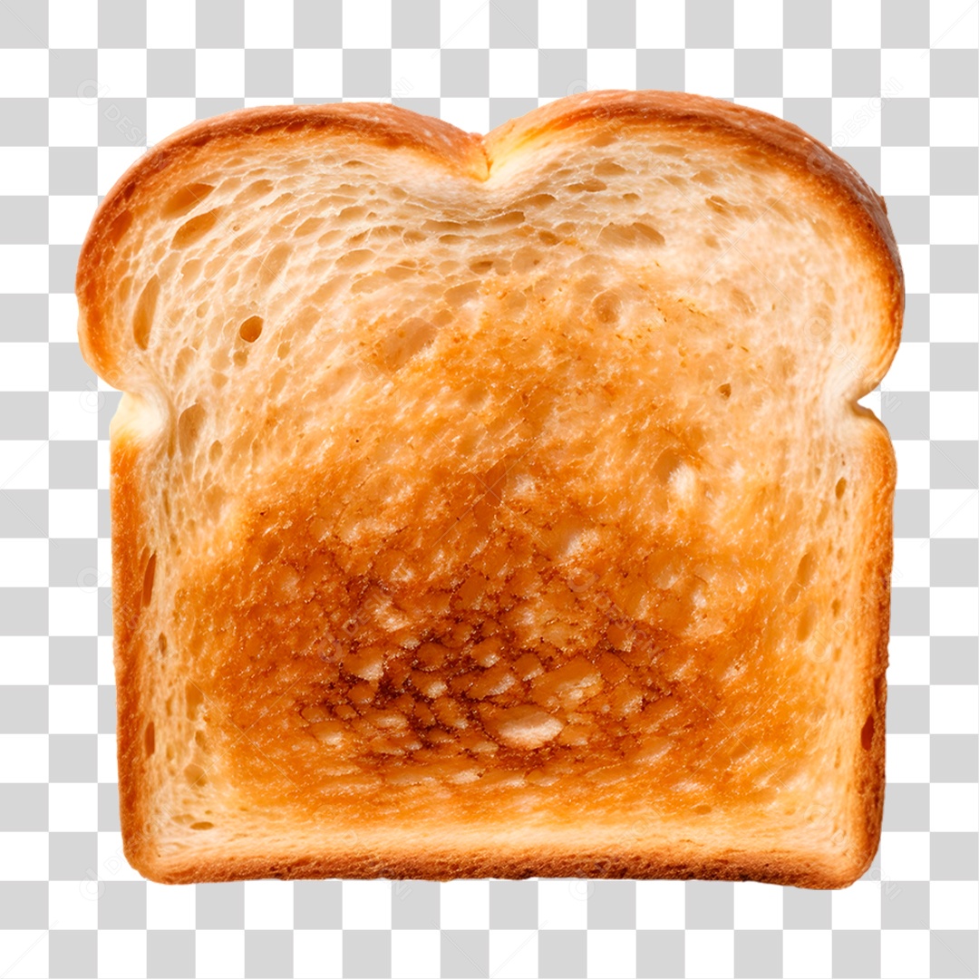 Fatia de Torrada PNG Transparente